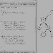 C Program Binary Tree Traversal Preorder Inorder Postorder