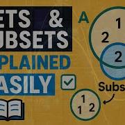 Sets Subsets Explained Easily Math Made Simple