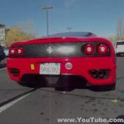 HD Ferrari 360 Modena W Tubi Exhaust Details And Start Up 1080p