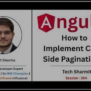Client Side Pagination Using GET API In Angular API In Angular Angular Tutorial Ep 364