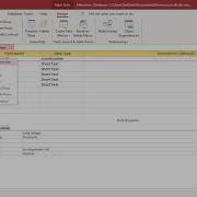 Как создать первичный ключ в таблице MS Access Office 365