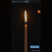 Candle Flame Animation Using Html And Css Shorts Youtubeshortsfeature London Way2tech Knowledge