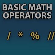 Basic Math Operators In Python Explained