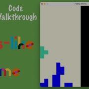Creating A Tetris Like Game In Python 10 Minute Code Walkthrough
