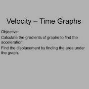GCSE Physics Forces Lesson 18 Velocity Time Graphs