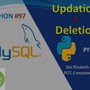 Python 97 Update Delete MySQL Table Records