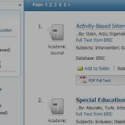How To Do A Search In The ERIC Database