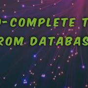 Auto Complete Text From Database AJAX MySQL PHP JS