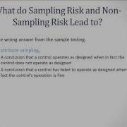 Risk And Audit Sampling