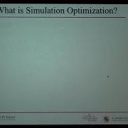 An Overview Of Simulation Optimization