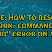 Apple How To Resolve Mpirun Command Not Found Error On Mac