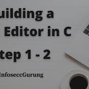 Building A Text Editor In C Step 1 2