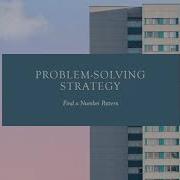 Problem Solving Strategy Find A Number Pattern