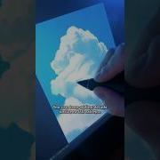 How To Draw Studio GHIBLI Style CLOUDS Art Shorts