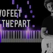 Two Feet Play The Part Piano Tutorial By Michael Piano Music Sheet