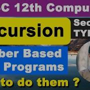 Number Programs Based On Recursion ISC Computer Science Class 12th Important Java Programs 2023