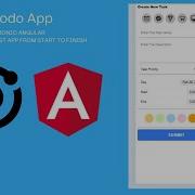 Ionic 7 Todo App Create Task Component Part 3