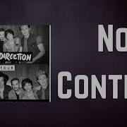 One Direction No Control Lyrics