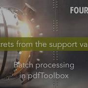 Batch Processing In PdfToolbox