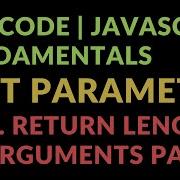 Leetcode Javascript Fundamentals Rest Parameter 2703 Return Length Of Arguments Passed