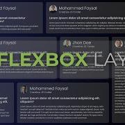 Responsive CSS Flexbox Layout Design Review Section In HTML CSS Responsive Design