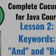 Complete Course Of Cucumber For Java And And But Keywords