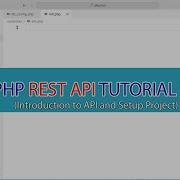 How To Create RESTful API With PHP MySQL Tutorial What Is REST API Project Setup Part 1