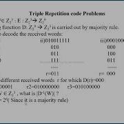DMS Unit 4 Lecture 6 Triple Repetition Code And Hamming Metric