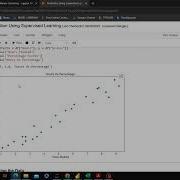 Prediction Using Linear Regression On Students Score Data