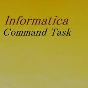 Command Task Informatica