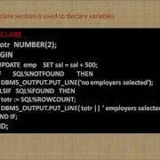 IMPLICIT CURSOR EXAMPLE PL SQL ORACLE PROGRAMMING