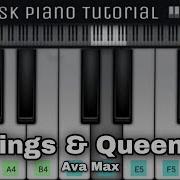 Kings Queens Ava Max Perfect Piano Tutorial