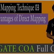 Direct Mapping Technique 03 Disadvantages Of Direct Mapping Lesson 61 Computer Organization