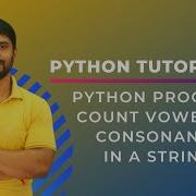 Python Program To Count Vowels And Consonant In Given String In Python In Hindi