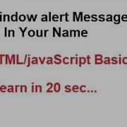 How To Create Alert Message Click On Button JavaScript Basic
