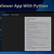 PDF Viewer With Python