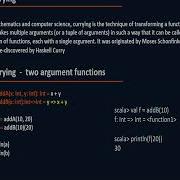 Currying In Scala V7