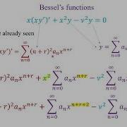 Solution Of Second Order Differential Equation Bessel S Equation And Bessel Function
