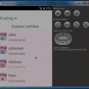 Android Custom Listview Tutorial