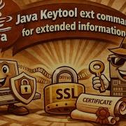 Java Keytool Ext Command For Extended Information