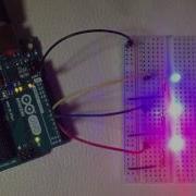 OpenFrameworks To Arduino By Serial Multi 2 Bytes Pwm Led Gradation