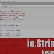 สอนไพธอน Python การใช Io StringIO เพ อทำ Memory File อ าน String ให เหม อนอ านไฟล