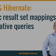 JPA Hibernate Basic Result Set Mappings For Native SQL Queries