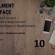 WebElement In Selenium II What Is WebElement How To Define Different Methods In WebElement II Au