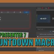 Making A Countdown Macro With Pro Presenter 7