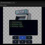 Project TitleProfessional ATM Machine Simulation Using HTML CSS JavaScript