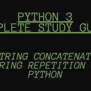 10 String Concatenation String Repetition In Python 3 Python For Beginners 2021