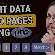How To Split Data Into Pages Using PHP Pagination Tutorial