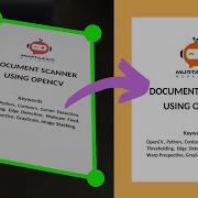 Document Scanner OPENCV PYTHON Beginner Project