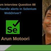 Selenium Interview Question 88 How To Handle Alerts In Selenium WebDriver
